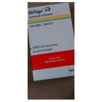 Metformina - Glifage Xr 500 mg com 30 Comprimidos de Ação Prolongada