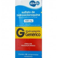 Sulfato de Hidroxicloroquina EMS - 400mg caixa com 30 comprimidos